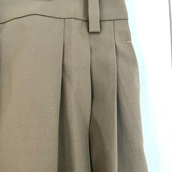 COS Brown Pleated Women's Trousers - Picture 3 of 7